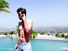 デカ尻, デカパイ, ブロンド, フェラチオ, 毛深い, 怪物, ポルノスター, オッパイの