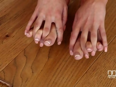 デカパイ, ブロンド, 軟体, なめる, 一人, フェラする, タトゥー, オッパイの