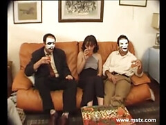 Anal, Sucer une bite, Éjaculer dans la bouche, Européenne, Faciale, Partouze, Jarretelles