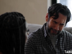 Kehlenfick, Schwarz, Behaart, Hardcore, Lecken, Milf, Natürlichen titten, Muschi