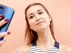 Grote kont, Blond, Pijpbeurt, Hondjeshouding, Natuurlijke tieten, Geschoren, Tiener, Tieten likken