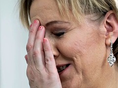 Blasen, Spermaladung, Fingern, Oma, Handjob, Hardcore, Masturbation, Reif