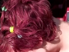 Gros seins, Tir de sperme, Doigter, Hard, Rousse roux