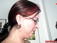 Amateur, Culo grande, Gordita, Pareja, Alemán, Gafas, Hd, Esposa