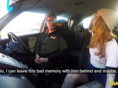 В машине, Колготки, Киски, Рыжие, Тугие