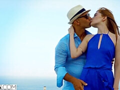 お尻, デカチン, フェラチオ, バック, 小柄, 赤毛, ガリガリ, ティーン