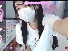 デカパイ, 茶髪の, 中国人, カワイイ, ディルド, 靴下, おもらし, おもちゃ