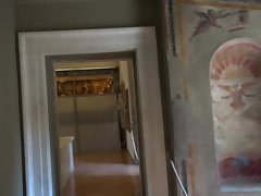 Braunhaarige, Flashen, Freundin, Im freien, Pov, Öffentlich, Muschi, Titten