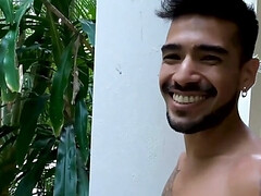 Grosser schwanz, Blasen, Schwul, Behaart, Hd, Mexikanisch, Pov, Flotter dreier