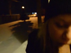 Mamada, Atrapados, Pareja, Hd, Al aire libre, Pov, Público, Tímido