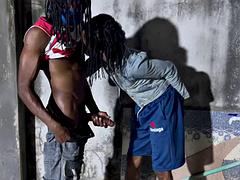 素人, アジア人, 黒人, フェラチオ, カップル, 黒人, ゲイ, ハードコア