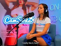 カップル, 女, 自家製, ラティーナ, オナニー, オーガズム, ティーン, バイブレーター