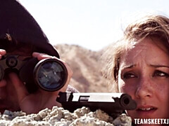 デカ尻, デカチン, フェラチオ, 茶髪の, バック, 自然山雀, ティーン, オッパイの