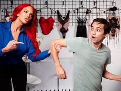 Grosser arsch, Grosse titten, Blasen, Hundestellung, Handjob, Lecken, Rotschopf, Rasiert