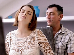 18 летние, Минет, Парочка, Член, Европейки, Натуральные сиськи, Русские, Молоденькие