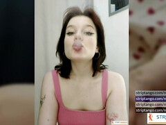 素人, アナル, バイセクシャル, ダブル開発, 一人, ペニスバンド, オッパイの, ウェブカメラ