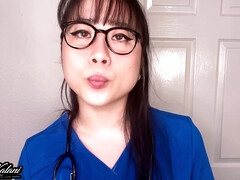 アジア人, お尻, デカ尻, 試験, 女, フェムドム, フェティッシュ, 看護婦