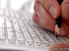 Geweldig, Grote lul, Pijpbeurt, Sperma shot, Lul, Europees, Roodharige vrouw, Geschoren