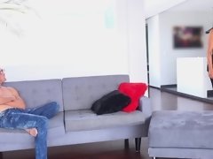 Anal, Gros cul, Grosse bite, Gros seins, Brunette brune, Hard, Hd, Jarretelles