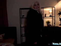 Grosser schwanz, Blasen, Hundestellung, Hardcore, Hd, Öffentlich, Rau, Titten