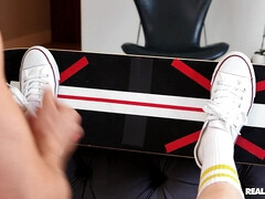 ブロンド, フェラチオ, 自然山雀, ピアス, オマンコ, ラフ, 靴下, タトゥー