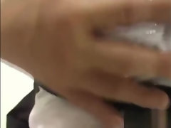 Asiático, Chica, Tetas grandes, Mamada, Morena, Corrida, Japonés