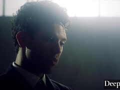 Deeper. Addie Spanked, Choked and Creampied by Small Hands