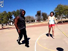 アフリカ人, デカチン, デカパイ, 黒人, 異人種間, オマンコ, タトゥー, ティーン