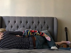 素人, デカパイ, ブロンド, フェラチオ, 中出し, ハードコア, 熟年, 淫乱熟女