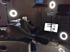 Gorda, Negro, Ébano, Al aire libre, Trio