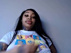 Amateur, Chica, Gorda, Tetas grandes, Negro, Ébano, Fetiche, Solo