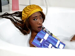 Bad, Schwarz, Blasen, Schwarz, Handjob, Lecken, Tätowierung, Titten