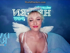 Blonde mature Daisy Rae - Heavenly good POV deepthroat blowjob