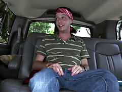 Leie, Blasen, Bus, Spermaladung, Schwul, Handjob, Pornostars