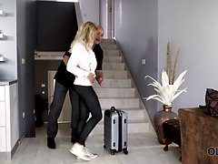 Schönheit, Blondine, Vollbusig, Papi, Hundestellung, Hd, Muschi, Jungendliche (18+)