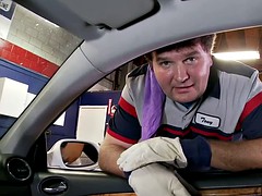 Grote mammen, Zwart, Sperma, Gezichtspunt, Trio