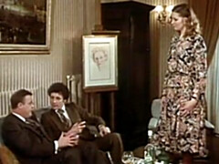 フランス人, 毛深い, ヴィンテージ, 妻