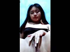 Asiático, Hembra, Casero, Maduro, Coño, Solo, Chorro, Adolescente