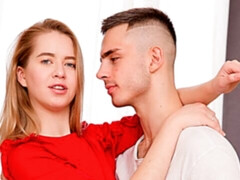 アナル, お尻, ブロンド, フェラチオ, バック, ハードコア, キス, ティーン