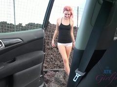 素人, ビキニ, 汚れた　, 彼女, パンティ, 剃毛, 喫煙, オッパイの