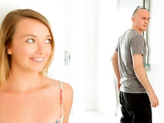 Small-tit chick Carmen Callaway is enjoying passionate dick-riding
