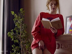 お尻, ブロンド, 指いじり, 目瞪口呆, オナニー, 自然山雀, 一人, オッパイの