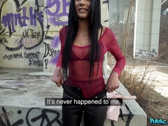 Pijpbeurt, Bruinharig, Sperma shot, Lul, Europees, Gezichtspunt, Openbaar, Tieten likken