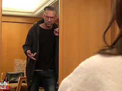 Blasen, Freundin, Hd, Lecken, Natürlichen titten, Orgasmus, Dürr, Titten