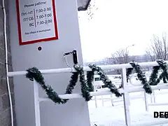 Enthousiasteling, Hd, Huisgemaakt, Geld, Roodharige vrouw, Ruw, Russisch, Tiener