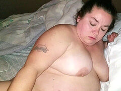 Enthousiasteling, Mooie dikke vrouwen, Grote kont, Mollig, Dik, Gigantische dildo, Masturbatie, Kut duiken