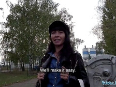 素人, フェラチオ, ヨーロピアン, ハードコア, お金, アウトドア, 公共, ゴックンする