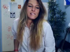 Blondine, Erotischer film, Solo, Netzkamera