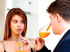 Grosse bite, Sucer une bite, En levrette, Petite femme, Rousse roux, Maigrichonne, Adolescente, Nénés