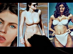 Alexandra Daddario with a tribute